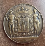 QW19 25 - Medalie - tematica istorie - Belgia - Antwerpen -SPQA, Asia