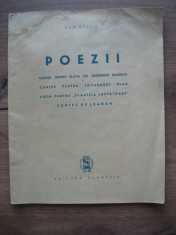 DAN DESLIU - POEZII ( prima editie, 1949 ) foto