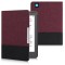 Husa pentru Kobo Aura Edition 2, Kwmobile, Rosu/Negru, Textil, 41182.10