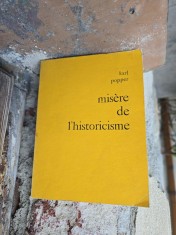 Miseria istoricismului - Karl Popper (franceză)