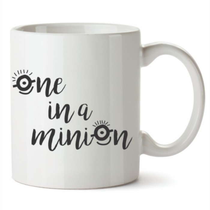Cana alba personalizata One In A Minion, INOVATIX&reg;. 330ml