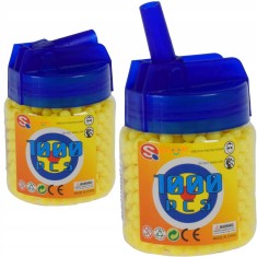 1000 bile de plastic pentru pușcă cu aer comprimat de 6 mm, diverse culori