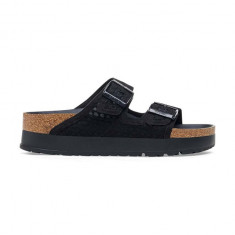 Birkenstock papuci BIRKENSTOCK X PAPILLIO Arizona Platform Flex femei, culoarea negru, cu platforma, 1026876