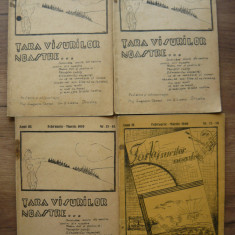 REVISTA - TARA VISURILOR NOASTRE (Oradea - Timisoara, 22 numere) - 1938 - 1944