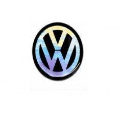 Emblema logo sigla cheie Vw neagra