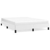 Cumpara ieftin Cadru de pat, alb, 140x200 cm, piele ecologica