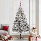 VidaXL Brad de Crăciun artificial cu 300 LED Verde 240 x 150 cm 3396980