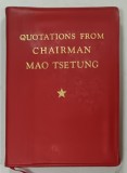 QUOTATIONS FROM CHAIRMAN MAO TSETUNG , 1972 , COPERTA PLASTIFIATA