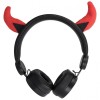 Casti Audio Forever Devil AMH-100, Fara Microfon, Negru/Rosu