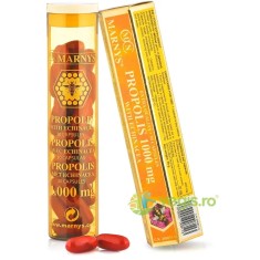 Propolis 1000mg + Echinacea pentru Imunitate si Scurtarea Perioadelor de Gripa si Raceala 30cps