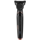 Aparat de tuns barba, BaByliss, Fara fir, 24 lungimi de taiere, Negru/Auriu