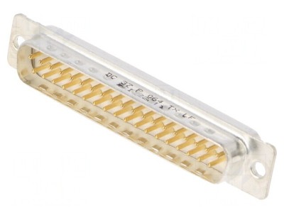 Conector D-Sub 37 pini soclu tată montare panou foto