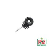 Izolator inelar premium negru pentru fir gard electric Mezofarm