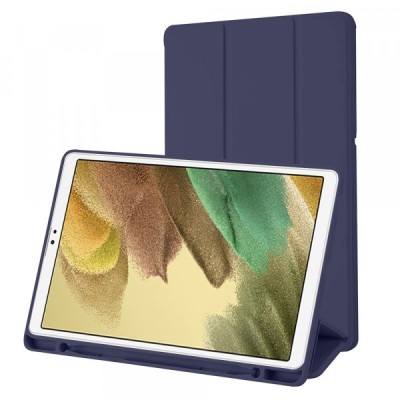 Husa pentru Samsung Galaxy Tab A7 Lite, Techsuit, Flex Trifold, Bleumarin foto
