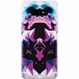 Husa silicon pentru Samsung Galaxy S10 Lite, Abstract Framed Skull