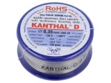 Fir rezistență FeCrAl KANTHAL 14&Omega;/m 0,35mm 143,2m 0-1300&deg;C