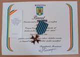 QW17 20 - Medalia crucea comemorativa - cel de-al doilea RM - cu brevet