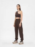 Pantaloni de molton jogger cu craci largi pentru femei, 4F Sportswear