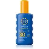 NIVEA SUN Protect &amp; Moisture spray autobronzant hidratant SPF 30 200 ml