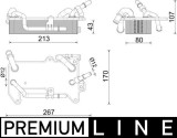 MAHLE CLC 284 000P Radiator racire ulei, cutie de viteze automata