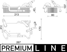 MAHLE CLC 284 000P Radiator racire ulei, cutie de viteze automata