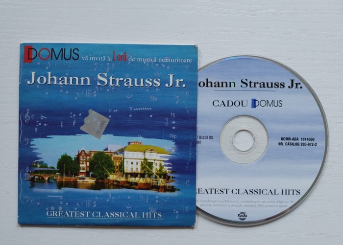 DD - CD - Johann Strauss Jr. - Greatest Classical Hits (selectie Domus)