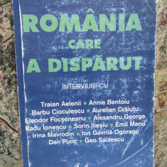 ROMANIA CARE A DISPARUT de RHEA CRISTINA , 2002