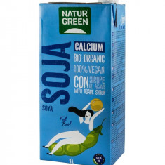 Bautura Vegetala de Soia cu Calciu Bio 1L Natur Green