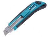 Cuțit universal 18mm cu m&acirc;ner din plastic
