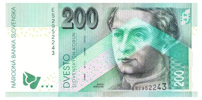 Slovacia 200 Korun 2002 P-41 UNC foto