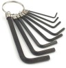 Set chei imbus Hex Mannesmann 180-10CV, O2 - 10 mm, 8 piese, B.MANNESMANN