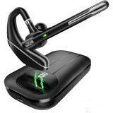 Casca Bluetooth CerCip A6L, Autonomie baterie 25 ore, Carcasa de incarcare, Anulare zgomot, Multipoint