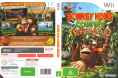 Wii Donkey Kong Country Returns joc original Nintendo Wii classic, mini, Wii U foto