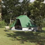 vidaXL Cort de Familie Tipi Verde pentru 6 Persoane, Rezistent la apă