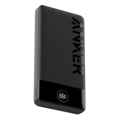 Anker - Power Bank PowerCore 324 (A1237G11) - USB, Type-C, Digital Display, 10000mAh, 12W - Black foto