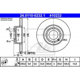 Disc frana SEAT AROSA (6H) (1997 - 2004) ATE 24.0110-0232.1