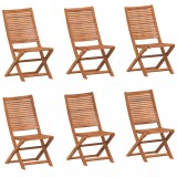 Cumpara ieftin Scaune pliabile 6 buc 51x66x95 cm lemn masiv de salcam