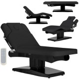 Pat de masaj electric &icirc;ncălzit masă cosmetică pentru reabilitare negru Declan