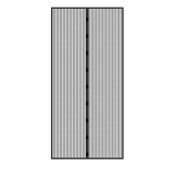 Plasa anti-insecte pentru usa balcon/terasa, ECD Germany, 100 x 210 cm, inchidere magnetica