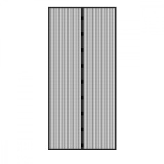 Plasa anti-insecte pentru usa balcon/terasa, ECD Germany, 100 x 210 cm, inchidere magnetica