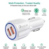 Incarcator Auto cu 2 Porturi USB, QC 3.0, Dual charge G-C21, Universal