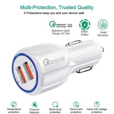 Incarcator Auto cu 2 Porturi USB, QC 3.0, Dual charge G-C21, Universal