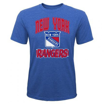 New York Rangers tricou de copii All Time Great Triblend blue - Dětsk&amp;eacute; XL (14 - 16 let) foto