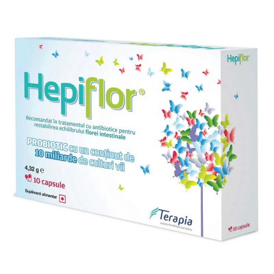 Hepiflor, 10 capsule, Terapia foto