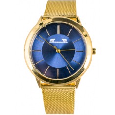 Ceas Dama Matteo Ferari Gold Blue Clasic IV