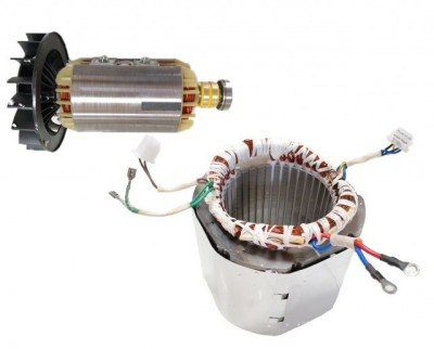 Stator si Rotor generator 5-6 KW (Gx 390, 188 ) Cupru (Monofazic) foto