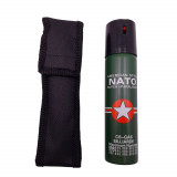 Spray cu piper IdeallStore&reg;, Military Defense, dispersant, auto-aparare, 90 ml, verde