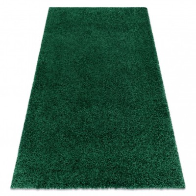 Covor SOFFI shaggy 5cm sticla verde, 60x200 cm foto