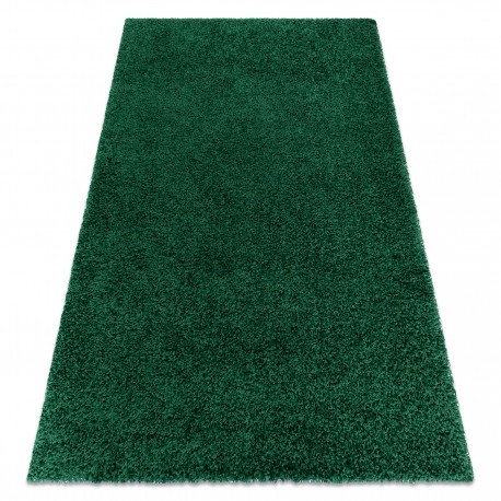 Covor SOFFI shaggy 5cm sticla verde, 60x200 cm