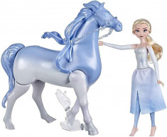Set Frozen 2 cu papusa Elsa si Nokk Spiritul Mitic foto
